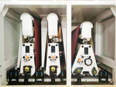 How big the stock removal is for a sanding machine?