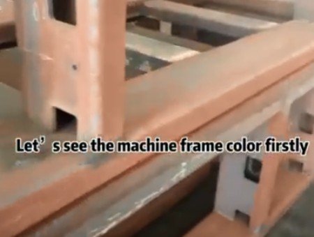  the welding process of Giantway sanding machine